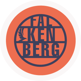 FALKENBERG | snygg knapp med falk