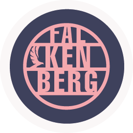 FALKENBERG | snygg knapp med falk