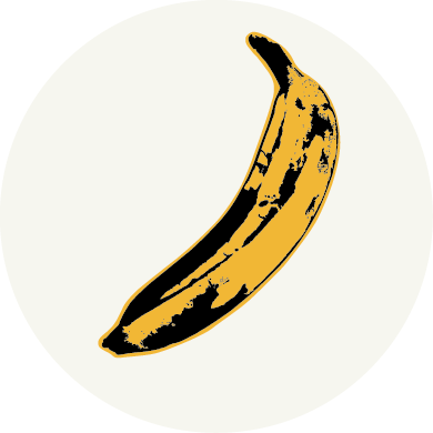 Banana Cover - knapp för Velvetfans